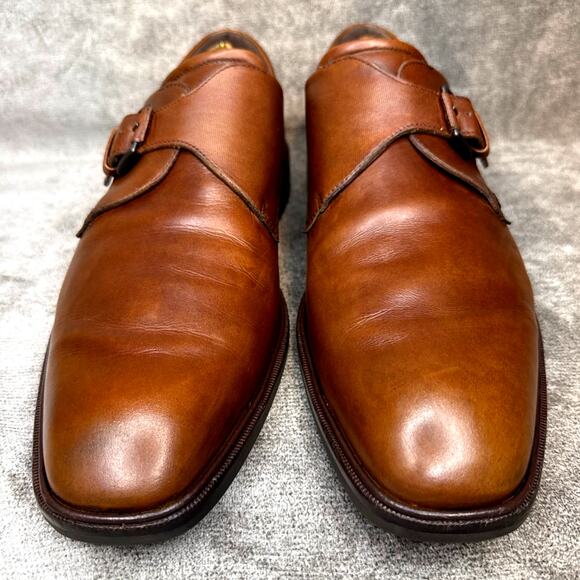 Ecco Monk Strap Brown Leather Loafers Men’s 13 US main image 5